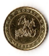 **  10 Cent  MONACO 2003  NEUVE   ** - Monaco