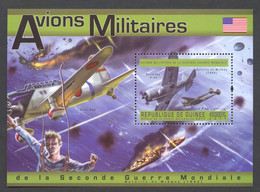 Guinea, Guinee, 2011, American Military Airplanes, MNH, Michel Block 2053 - Guinée (1958-...)