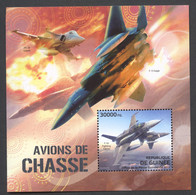 Guinea, Guinee, 2012, Military Airplanes, Jet Fighters, MNH, Michel Block 2112 - Guinée (1958-...)