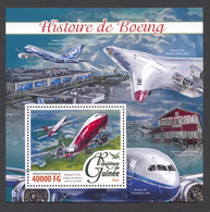 Guinea, Guinee, 2016, Boeing, Airplanes, MNH, Michel Block 2637 - Guinée (1958-...)