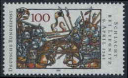 !a! GERMANY 1991 Mi. 1511 MNH SINGLE -Battle Of Liegnitz - Unused Stamps