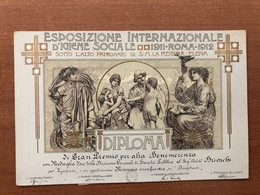 ROMA ESPOSIZIONE INTERNAZIONALE D’IGIENE SOCIALE 1911-1912 - Exhibitions