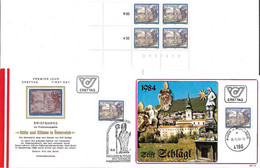 3190i: Stift 4160 Stift Schlägl, Zisterzienserstift, FDC, MK, Viererblock ** - Rohrbach