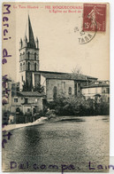 - 192 - ROQUECOURBE- ( Tarn ) -l'Eglise Au Bord De L'Agout, écrite, 1930, Pour Vincennes, Carte Rare, TBE, Scans. - Roquecourbe