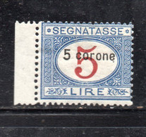 Y2374 - DALMAZIA 1922, Segnatasse Il N. 4  Con Gomma Integra  ***  MNH - Dalmatie