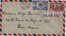 France Colonie Nouvelle-Calédonie Maury 154 259 (Yvert 158 256) O Lapérouse & Cagou Sur Lettre De Nouméa Du 12.11.45 - Briefe U. Dokumente