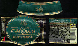 Belgique Lot 3 Étiquettes Bière Beer Labels Gouden Carolus Hopsinjoor - Beer