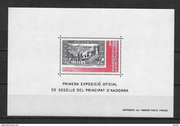 HB EUROPA  ///  (C045) ANDORRA  YVERT Nº: BLOCK 1 **MNH - Nuevos