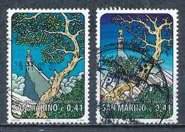 °°° SAN MARINO - Y&T N°1816/17 - 2002 °°° - Oblitérés