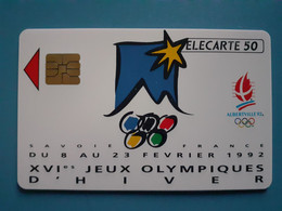 F228 50U SO3 02/92 - Albertville 92 - XVIe J.O. D'hiver - Cote 15/5€ - Olympic Games