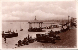 (1 B 33)  UK  - Very Old Postcard - B/w - (posted 1933) Cenotaph & Parade - Weymouth - Weymouth