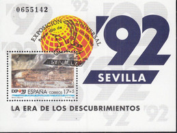 LOTE 2111  ///  ESPAÑA 1992   YVERT Nº: BLOCK 43  ¡¡¡ OFERTA - LIQUIDATION !!! JE LIQUIDE !!! - Usados