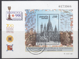 LOTE 2111  ///  ESPAÑA 1998   YVERT Nº: BLOCK 72  ¡¡¡ OFERTA - LIQUIDATION !!! JE LIQUIDE !!! - Used Stamps