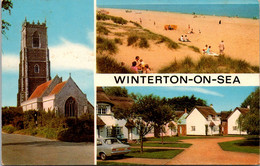 England Winterton On Sea Multi View 1972 - Great Yarmouth