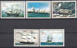Sealand 1970 Ships Boats Set, Mint Never Hinged - Boten