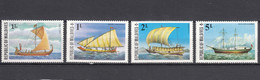 Maldives, Ships Boats 1975, 4 Stamps, Mint Never Hinged - Boten