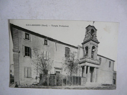 CPA 30 GARD - GALLARGUES : Temple Protestant - Gallargues-le-Montueux