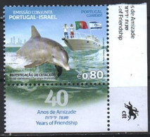 Portugal 2017. Fauna. Common Bottlenose Dolphin. Ship (joint Issue Portugal-Israel) MNH** - Nuovi