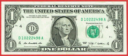 Etats-Unis D'Amérique - Billet De 1 Dollar - George Washington - Cleveland D - 2009 - P530 - Federal Reserve (1928-...)