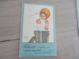 CPA Illustrateur Béatrice Mallet Pub Lessive Lion Blanc Frotinette - Mallet, B.