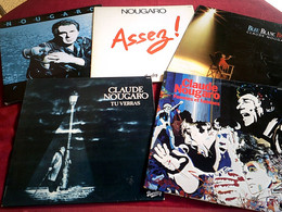 CLAUDE NOUGARO  °  COLLECTION DE  15 ALBUM  33 TOURS - Complete Collections