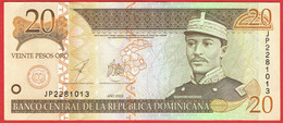 République Dominicaine - Billet De 20 Pesos - Gregorio Luperon - 2003 - P169c - Neuf - Dominicana