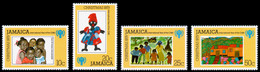 Jamaica, 1979, International Year Of The Child, IYC, United Nations, Drawings, MNH, Michel 462-465 - Jamaica (1962-...)