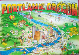Map Portland, Oregon - Portland