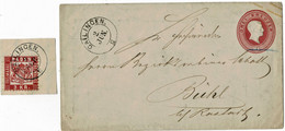 " GAILINGEN " Je Sehr Klar , 3 Kr. Bfst. Und GA, A5866 - Postal  Stationery