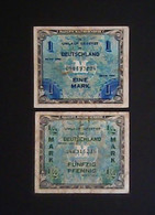 Germany 1944: Allied Occupation 1 Mark + 1/2 Mark - Collections