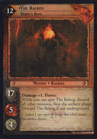 Vintage The Lord Of The Rings: #12 The Balrog Durin's Bane - EN - 2001-2004 - Mint Condition - Trading Card Game - Herr Der Ringe