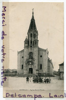 - 247 - CARMAUX - ( Tarn ) - ÉGLISE Saint Privat, Animation, Enfants, Non écrite, Joli Carte, TTBE, Scans. - Carmaux