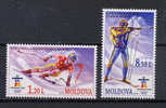 Moldova 2010 Olympic Games Vancouver Set Of 2 MNH - Winter 2010: Vancouver