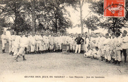 CPA  Œuvre Des Jeux Du Soldat ,les Moyens, Jeu De Tonneau - Barracks