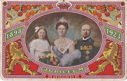 Nederland - H.M. Koningin Wilhelmina - Z.H. Hertog Prins Hendrik - Prinses Juliana - Kleur/color - Königshäuser