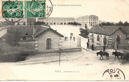 CPA  La Lorraine Illustrée, Toul-Caserne Du 153ème - Barracks