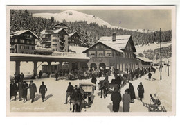 DG2406- GR - SCHNEE PFERDE KUTSCHEN - AROSA BAHNHOF - Arosa