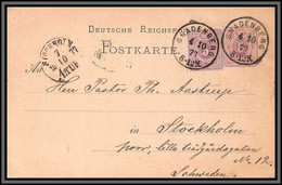 11491 N°31 Complément Type Maximum 1877 Gnadenberg Entier Stationery Carte Postale Postcard Allemagne Deutsche Reichspos - Postwaardestukken