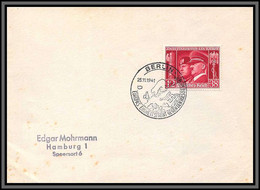 11505 N°687 Nr 763 Hitler Mussolini Berlin 1941 Lettre Cover Allemagne Deutsches Reich - Covers & Documents