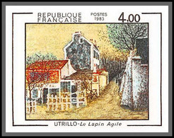 France N°2297 Le Lapin Agile D'Utrillo Tableau (Painting) Non Dentelé ** MNH (Imperf) - Imperforates