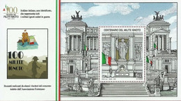 2021 - ITALIA -MILITE IGNOTO - NEL CENTESIMO ANNIVERSARIO- MINIFOGLIO NUOVO - 2021-...: Mint/hinged