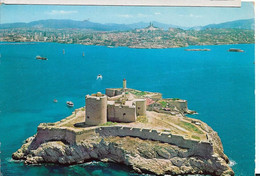 13 MARSEILLE CHATEAU D IF VUE AERIENNE LA VILLE ET ND DE LA GARDE   1968 - Museen