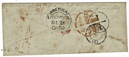1850, Clear " AMERICA - LIVERPOOL ",  A5819 - ...-1840 Préphilatélie