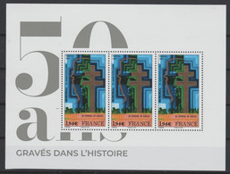 France 2020 Mémorial Général Charles De Gaulle 50 Ans Gravés Dans L'Histoire Imprimerie Tirage 12050 Ex ** - Nuovi