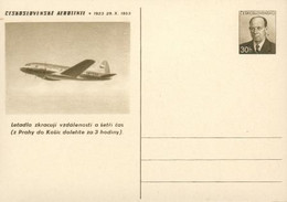 CDV 118 / 01 - 30. Jahrestages Der Tschechoslowakischen Luftlinie CSA ■ Československé Aerolinie - Zonder Classificatie