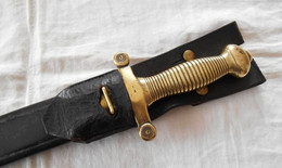 Glaive Modèle 1831 Châtellerault 1833 Même Numéro + Porte Fourreau - Knives/Swords