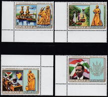 Burundi 1986 - The 10th Anniversary Of The 2. Republic - Unissued From Sheets Mi I-IV ** MNH - Ungebraucht