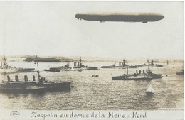 Armée Allemande  -- Zeppelin Au Dessus De La Mer Du Nord - Editeur Marcovici Bruxelles - Matériel