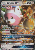 Vintage Pokémon : Normal GX Bewear - 2017 - PROMO / MAXI - EN - Mint Condition - Promos