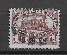 1860 USED New Brunswick Mi 4 - Oblitérés